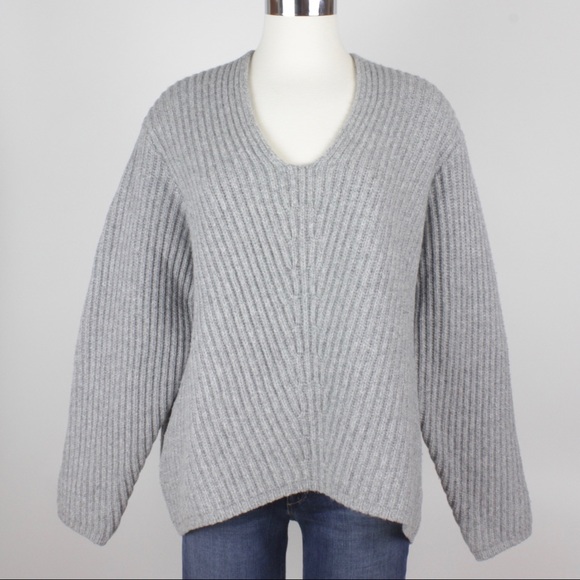 *SOLD* Acne Studios Deborah Wool V-Neck Sweater - Picture 2 of 8